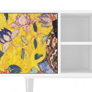 Sideboard - STORYZ - T5 Lady with Fan by Klimt - White
