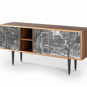 Sideboard - STORYZ - T5 View of the Piazza - Walnut