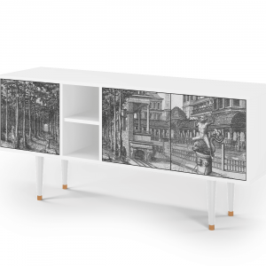 Sideboard - STORYZ - T5 View of the Piazza - White