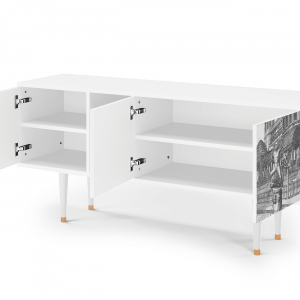Sideboard - STORYZ - T5 View of the Piazza - White