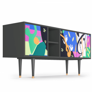 Sideboard - STORYZ - T5 La Tristesse du Roi - Antracite