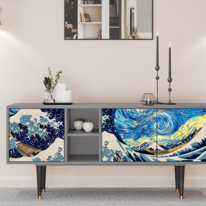 Sideboard - STORYZ - T5 Great Wave - Grey