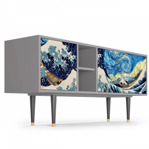 Sideboard - STORYZ - T5 Great Wave - Grey