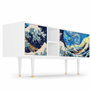 Sideboard - STORYZ - T5 Great Wave - White