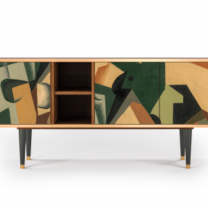 Sideboard - STORYZ - T5 Glass and Checkerboard - Walnut