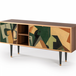 Sideboard - STORYZ - T5 Glass and Checkerboard - Walnut