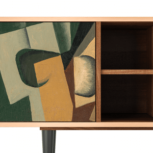 Sideboard - STORYZ - T5 Glass and Checkerboard - Walnut