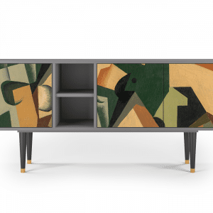 Sideboard - STORYZ - T5 Glass and Checkerboard - Grey