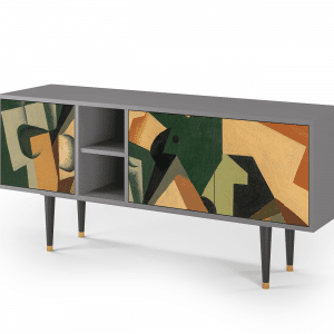 Sideboard - STORYZ - T5 Glass and Checkerboard - Grey