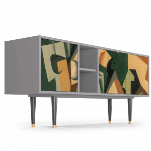 Sideboard - STORYZ - T5 Glass and Checkerboard - Grey