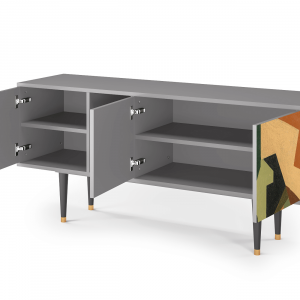 Sideboard - STORYZ - T5 Glass and Checkerboard - Grey