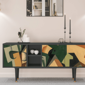 Sideboard - STORYZ - T5 Glass and Checkerboard - Antracite