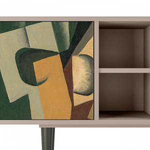 Sideboard - STORYZ - T5 Glass and Checkerboard - Latte