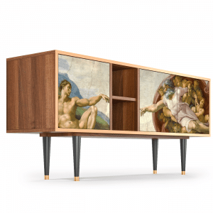 Sideboard - STORYZ - T5 The Creation of Adam - Walnut