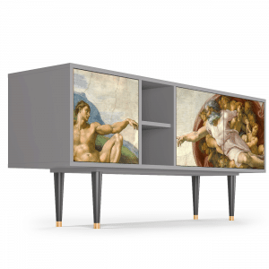 Sideboard - STORYZ - T5 The Creation of Adam - Grey