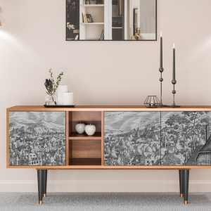 Sideboard - STORYZ - T5 Bird Dropping - Walnut