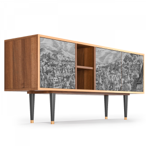 Sideboard - STORYZ - T5 Bird Dropping - Walnut