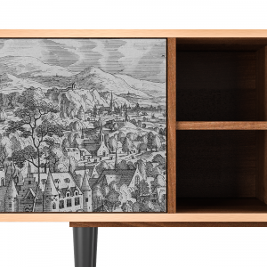 Sideboard - STORYZ - T5 Bird Dropping - Walnut