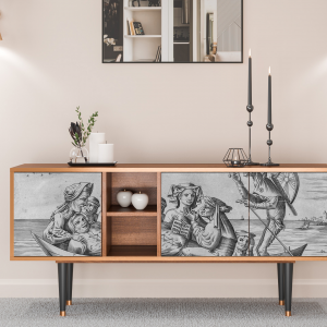 Sideboard - STORYZ - T5 Blau Schuyte - Walnut