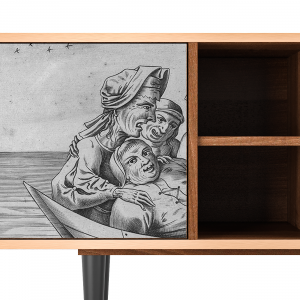 Sideboard - STORYZ - T5 Blau Schuyte - Walnut