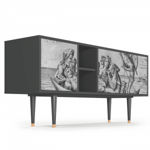 Sideboard - STORYZ - T5 Blau Schuyte - Antracite