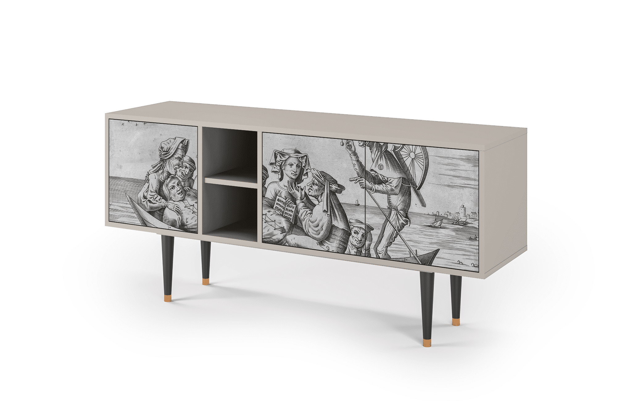 T5_179_005 Sideboard - STORYZ - T5 Blau Schuyte - Sand