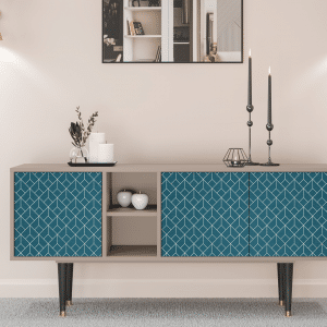 Sideboard - STORYZ - T5 Turquoise Geometry - Latte
