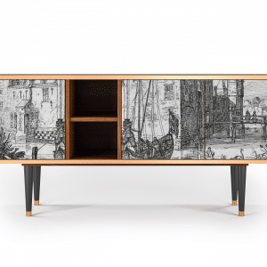 Sideboard - STORYZ - T5 Castle with Bridge - Walnut