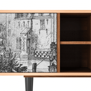 Sideboard - STORYZ - T5 Castle with Bridge - Walnut