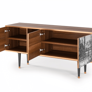 Sideboard - STORYZ - T5 Castle with Bridge - Walnut