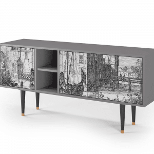 Sideboard - STORYZ - T5 Castle with Bridge - Grey