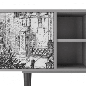 Sideboard - STORYZ - T5 Castle with Bridge - Grey