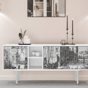 Sideboard - STORYZ - T5 Castle with Bridge - White