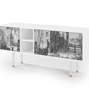 Sideboard - STORYZ - T5 Castle with Bridge - White