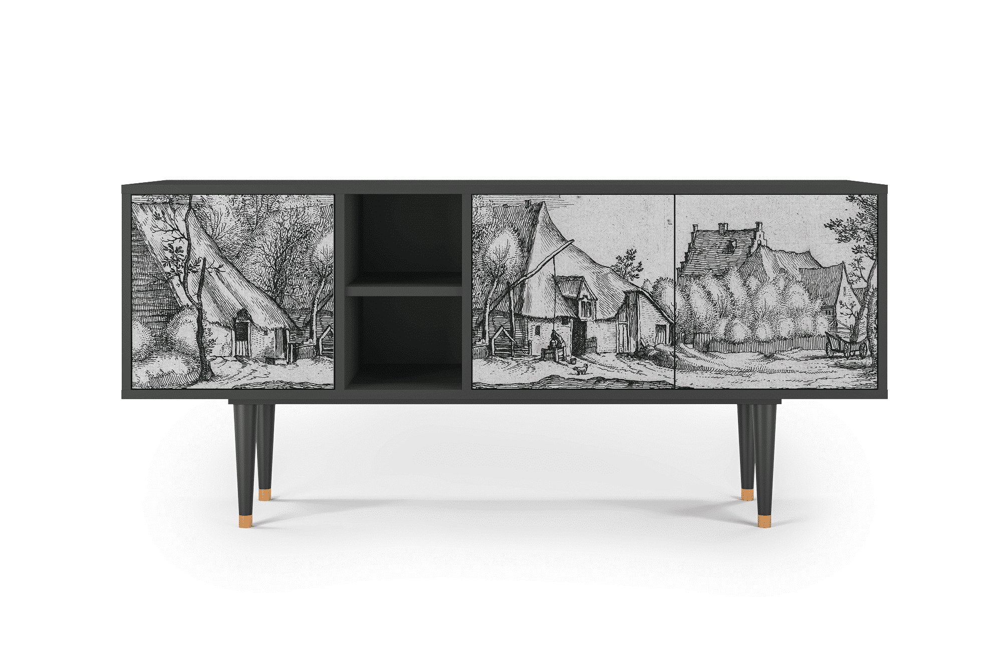 Sideboard – STORYZ – T5 Farms in a Village – Antracite Sideboard - STORYZ - T5 Farms in a Village - Antracite