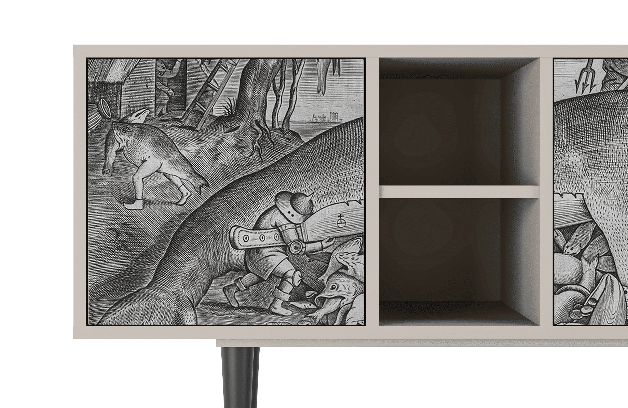 Sideboard – STORYZ – T5 Big Fish Eat Little – Sand Sideboard - STORYZ - T5 Big Fish Eat Little - Sand