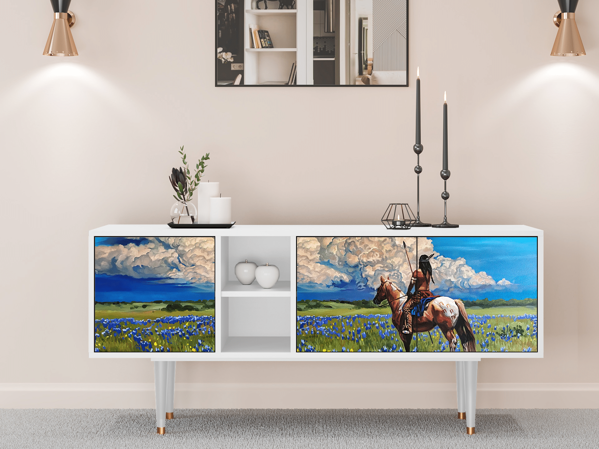 Sideboard - STORYZ - T5 Thunderheads by Dean - White Sideboard - STORYZ - T5 Thunderheads by Dean - White