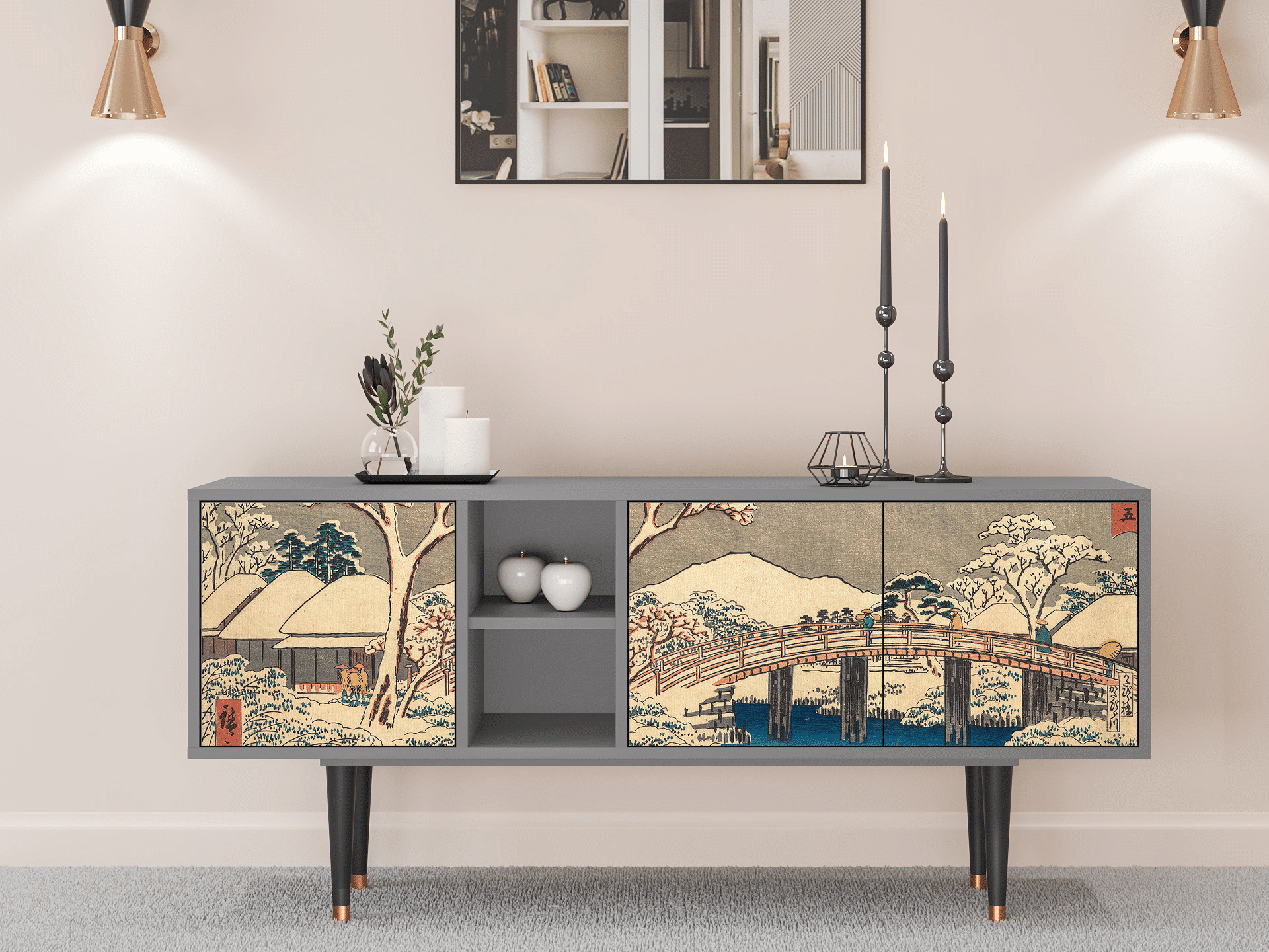 Sideboard - STORYZ - T5 Katabira River - Grey