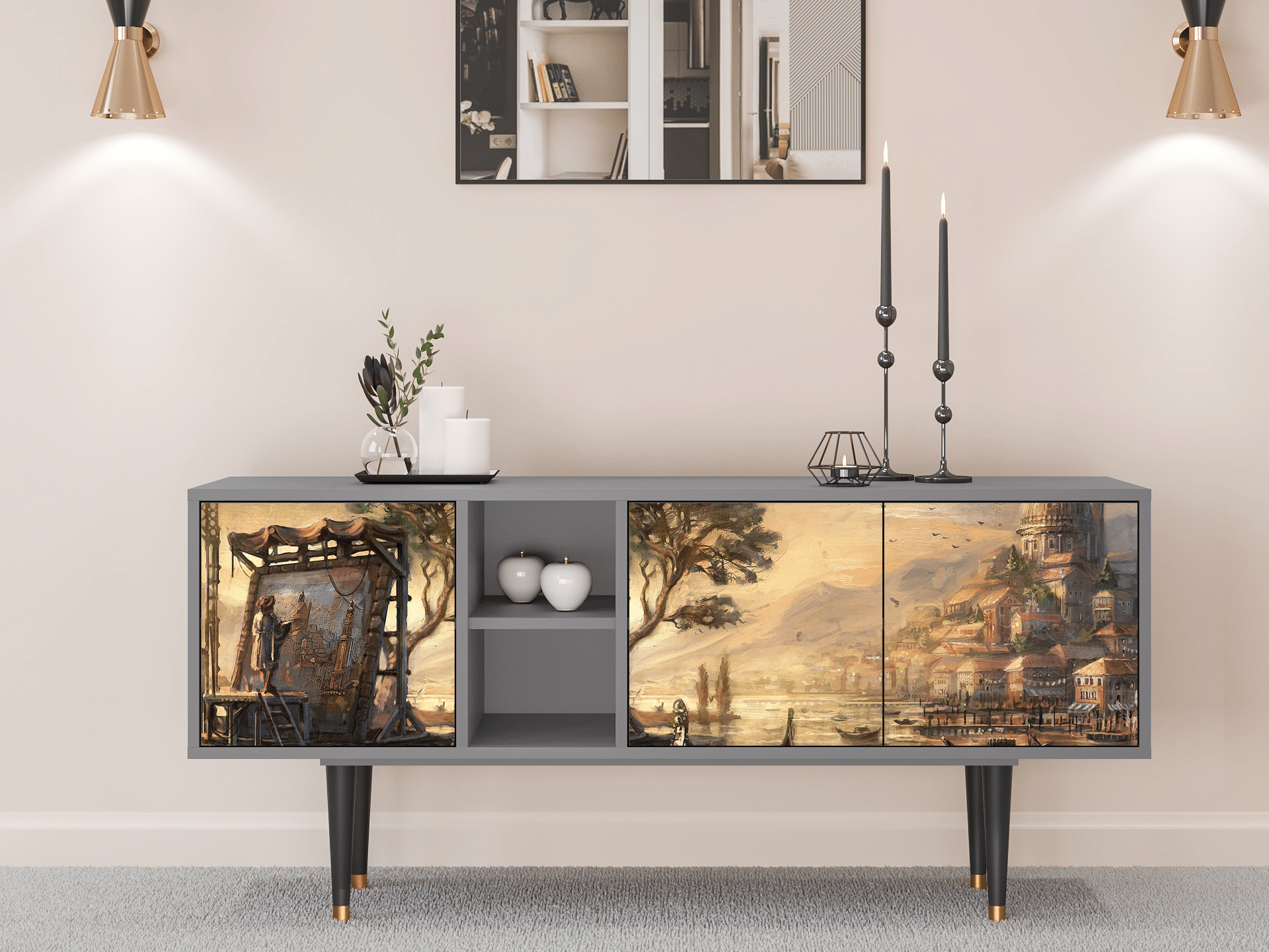 Sideboard - STORYZ - T5 Venice - Grey