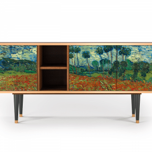 Sideboard - STORYZ - T5 Poppy field by van Gogh - Walnut