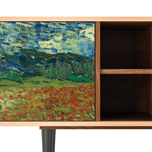 Sideboard - STORYZ - T5 Poppy field by van Gogh - Walnut
