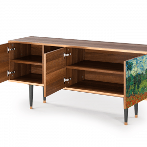 Sideboard - STORYZ - T5 Poppy field by van Gogh - Walnut