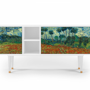 Sideboard - STORYZ - T5 Poppy field by van Gogh - White