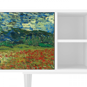 Sideboard - STORYZ - T5 Poppy field by van Gogh - White