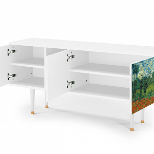 Sideboard - STORYZ - T5 Poppy field by van Gogh - White