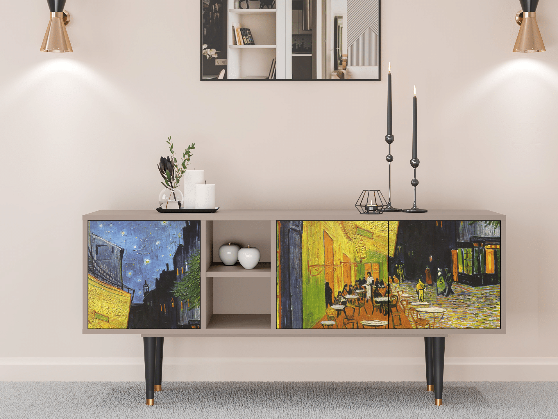 Sideboard - STORYZ - T5 Café Terrace at Night - Latte