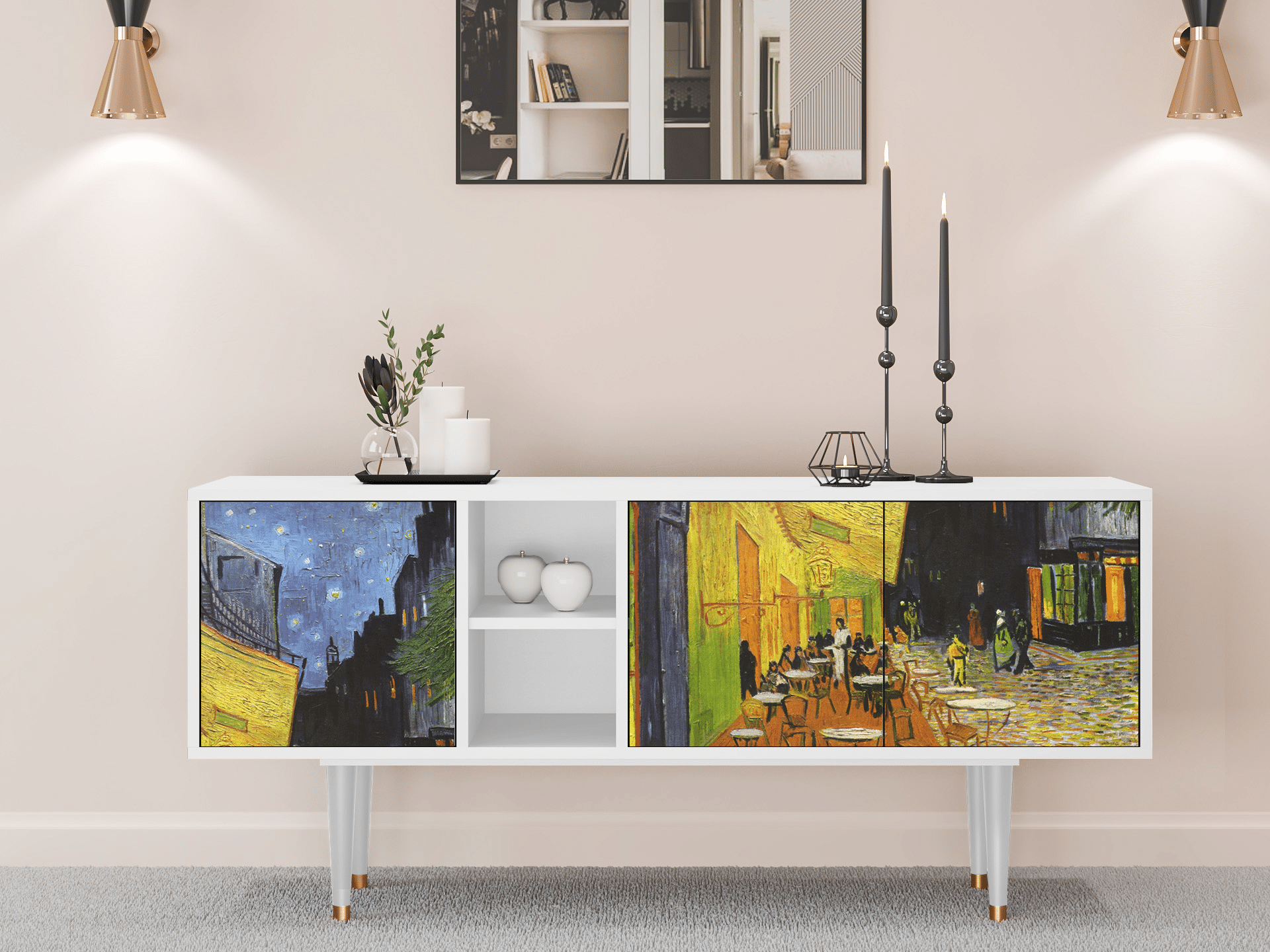 Sideboard - STORYZ - T5 Café Terrace at Night - White