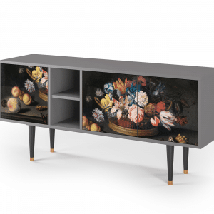 Sideboard - STORYZ - T5 Still Life with Flowers - Grey