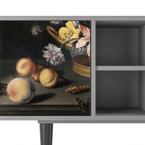 Sideboard - STORYZ - T5 Still Life with Flowers - Grey