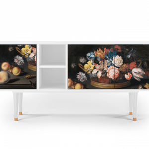 Sideboard - STORYZ - T5 Still Life with Flowers - White